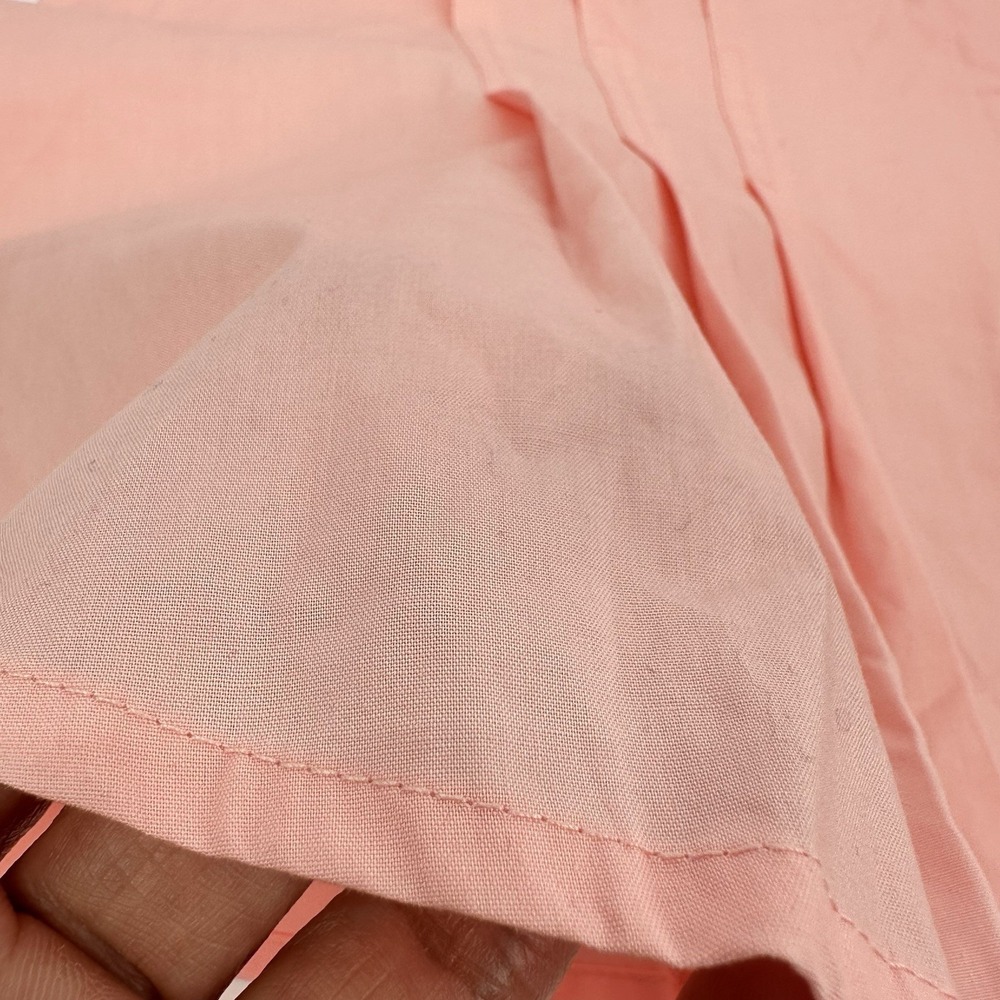 Banana Republic Pink Cotton Poplin Halter Top Sz 18 Minimalist Summer Blouse - Picture 9 of 11